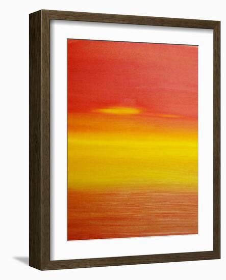 surreal sunset-Kenny Primmer-Framed Art Print