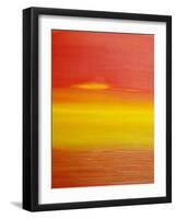 surreal sunset-Kenny Primmer-Framed Art Print