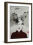 Surreal Woman in Chinese Renaissance Landscape, 2016-Susan Adams-Framed Giclee Print