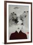 Surreal Woman in Chinese Renaissance Landscape, 2016-Susan Adams-Framed Giclee Print