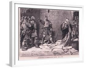 Surrender of Bamborough Castle Ad 1095-Francois Edouard Zier-Framed Giclee Print