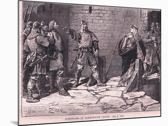 Surrender of Bamborough Castle Ad 1095-Francois Edouard Zier-Mounted Giclee Print