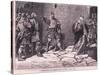 Surrender of Bamborough Castle Ad 1095-Francois Edouard Zier-Stretched Canvas