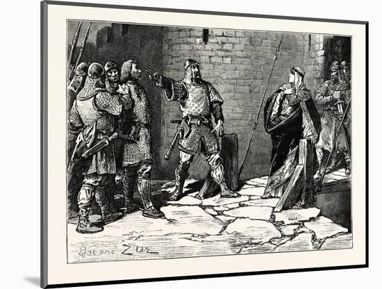 Surrender of Bamborough Castle-null-Mounted Giclee Print