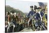 Surrender of British Army to Washington and Rochambeau at Yorktown, c.1781-null-Stretched Canvas