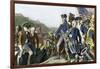 Surrender of British Army to Washington and Rochambeau at Yorktown, c.1781-null-Framed Giclee Print