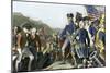 Surrender of British Army to Washington and Rochambeau at Yorktown, c.1781-null-Mounted Giclee Print