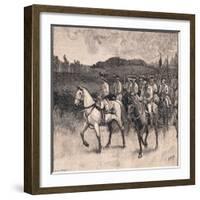 Surrender of Burgoyne at Saratoga Ad 1777-Henry Marriott Paget-Framed Giclee Print