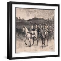 Surrender of Burgoyne at Saratoga Ad 1777-Henry Marriott Paget-Framed Giclee Print