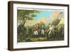 Surrender of Burgoyne, Revolutionary War-null-Framed Art Print