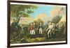 Surrender of Burgoyne, Revolutionary War-null-Framed Art Print