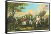 Surrender of Burgoyne, Revolutionary War-null-Framed Stretched Canvas