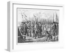 Surrender of Cornwallis,Oct 19, 1781-null-Framed Giclee Print