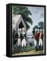 Surrender of Cornwallis-Currier & Ives-Framed Stretched Canvas