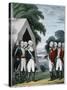 Surrender of Cornwallis-Currier & Ives-Stretched Canvas