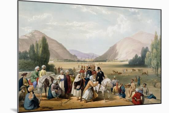 Surrender of Dost Mohammad Khan, Kabul, First Anglo-Afghan War, 1838-1842-James Atkinson-Mounted Giclee Print