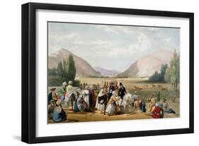 Surrender of Dost Mohammad Khan, Kabul, First Anglo-Afghan War, 1838-1842-James Atkinson-Framed Giclee Print