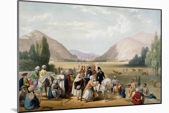 Surrender of Dost Mohammad Khan, Kabul, First Anglo-Afghan War, 1838-1842-James Atkinson-Mounted Giclee Print