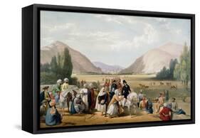 Surrender of Dost Mohammad Khan, Kabul, First Anglo-Afghan War, 1838-1842-James Atkinson-Framed Stretched Canvas