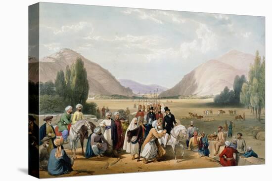 Surrender of Dost Mohammad Khan, Kabul, First Anglo-Afghan War, 1838-1842-James Atkinson-Stretched Canvas