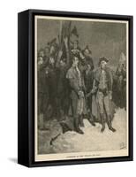 Surrender of Fort William and Mary-Howard Pyle-Framed Stretched Canvas