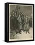 Surrender of Fort William and Mary-Howard Pyle-Framed Stretched Canvas