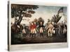 Surrender of General Burgoyne at Saratoga N.Y. Oct 17th 1777 New York, Print Made by Nathaniel…-John Trumbull-Stretched Canvas