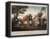 Surrender of General Burgoyne at Saratoga N.Y. Oct 17th 1777 New York, Print Made by Nathaniel…-John Trumbull-Framed Stretched Canvas