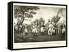 Surrender of General Burgoyne at Saratoga, N.Y., October 17th 1777, Pub. N. Currier, 1852-John Trumbull-Framed Stretched Canvas