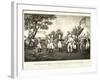 Surrender of General Burgoyne at Saratoga, N.Y., October 17th 1777, Pub. N. Currier, 1852-John Trumbull-Framed Giclee Print