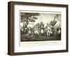 Surrender of General Burgoyne at Saratoga, N.Y., October 17th 1777, Pub. N. Currier, 1852-John Trumbull-Framed Giclee Print