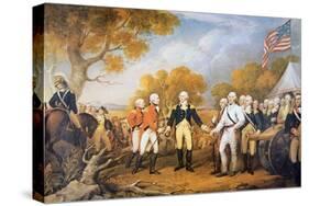 Surrender of General Burgoyne at Saratoga, New York, 17 October 1777-John Trumbull-Stretched Canvas