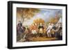 Surrender of General Burgoyne at Saratoga, New York, 17 October 1777-John Trumbull-Framed Giclee Print