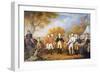 Surrender of General Burgoyne at Saratoga, New York, 17 October 1777-John Trumbull-Framed Giclee Print