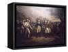 Surrender of General Burgoyne at Saratoga New-John Trumbull-Framed Stretched Canvas