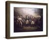 Surrender of General Burgoyne at Saratoga New-John Trumbull-Framed Giclee Print