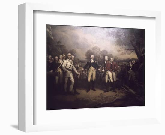 Surrender of General Burgoyne at Saratoga New-John Trumbull-Framed Giclee Print