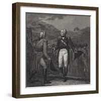 Surrender of General Burgoyne's Army at Saratoga, 1777-null-Framed Giclee Print