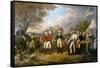 Surrender of General Burgoyne-John Trumbull-Framed Stretched Canvas