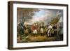 Surrender of General Burgoyne-John Trumbull-Framed Art Print