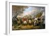 Surrender of General Burgoyne-John Trumbull-Framed Art Print