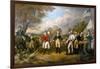 Surrender of General Burgoyne-John Trumbull-Framed Art Print