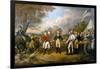 Surrender of General Burgoyne-John Trumbull-Framed Art Print