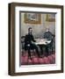 Surrender of General Lee, at Appomattox Court-Currier & Ives-Framed Giclee Print