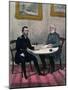 Surrender of General Lee, at Appomattox Court-Currier & Ives-Mounted Giclee Print
