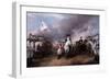 Surrender of General Lord Cornwallis at Yorktown, 19 October 1781, Painted 1820.-John Trumbull-Framed Giclee Print