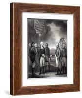 Surrender of Lord Cornwallis at Yorktown, 1781-null-Framed Giclee Print