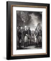 Surrender of Lord Cornwallis at Yorktown, 1781-null-Framed Giclee Print