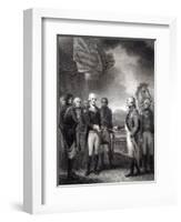 Surrender of Lord Cornwallis at Yorktown, 1781-null-Framed Giclee Print