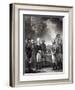 Surrender of Lord Cornwallis at Yorktown, 1781-null-Framed Giclee Print